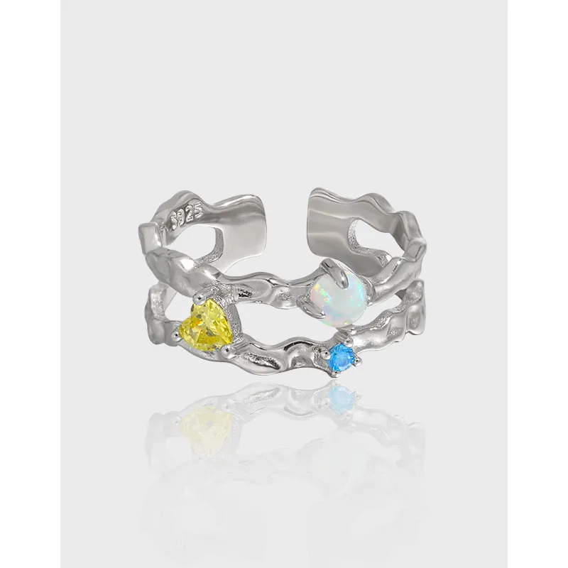 Quarqor S925 Silver Rings Women's-1