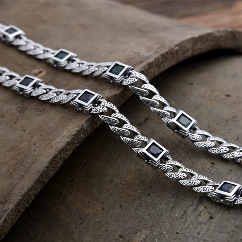 Quarqor S925 Silver Bracelets Men's-4