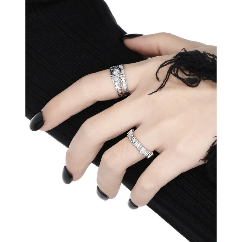 Quarqor S925 Silver Rings Unisex-1