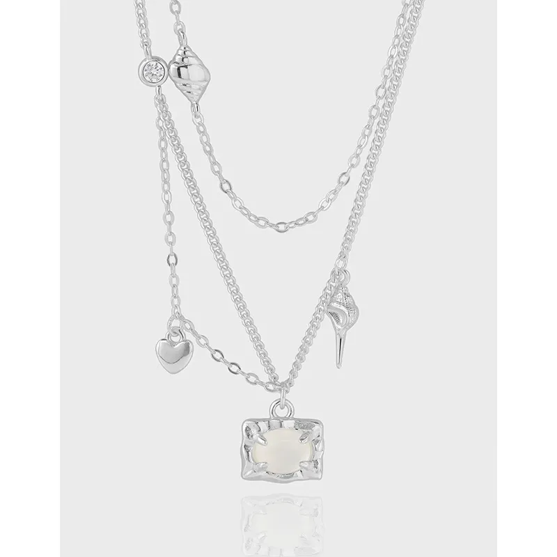 Quarqor S925 Silver Necklaces Women's-1