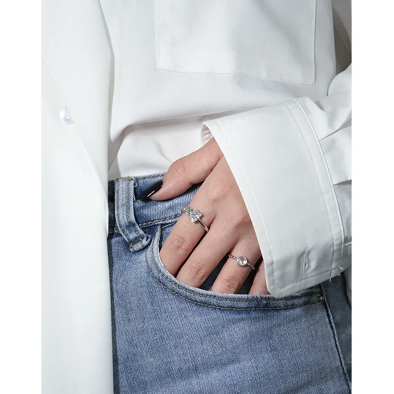 Quarqor S925 Silver Rings Women's-2