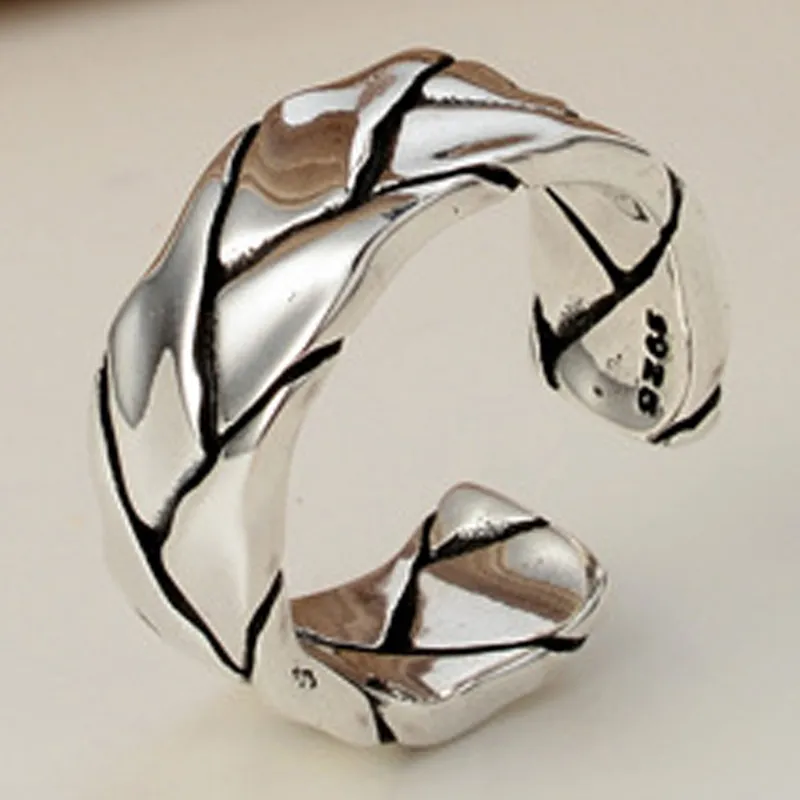 Quarqor S925 Silver Rings Unisex-1