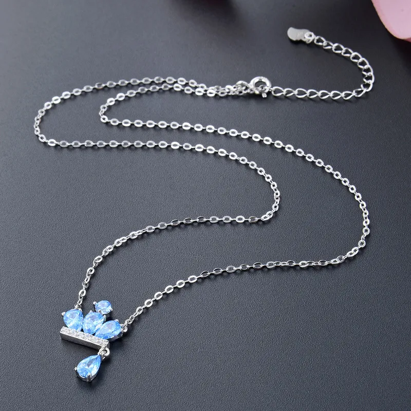 Quarqor 925 Sterling Silver Necklaces Women's-7