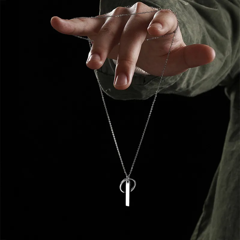Quarqor S925 Silver Necklaces Men's-2