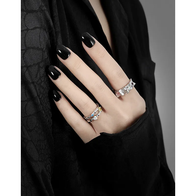 Quarqor S925 Silver Rings Women's-3