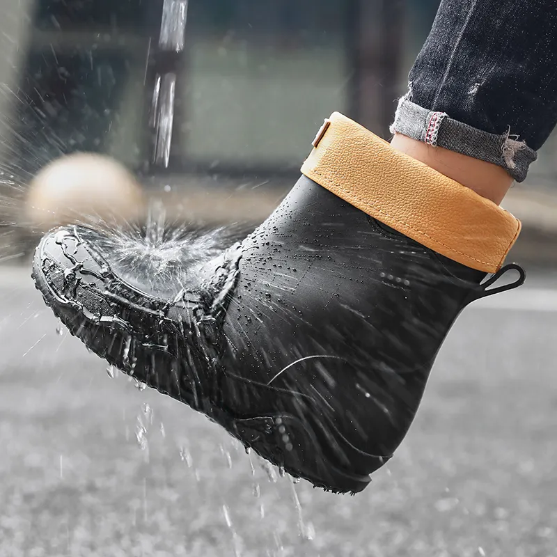 TAIHEYUAN Abrasion Resistant Cushioning Waterproof Rain Boots Unisex-2