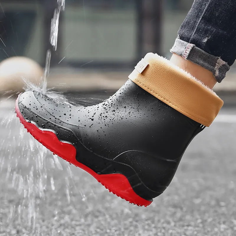 TAIHEYUAN Abrasion Resistant Cushioning Waterproof Rain Boots Unisex-5