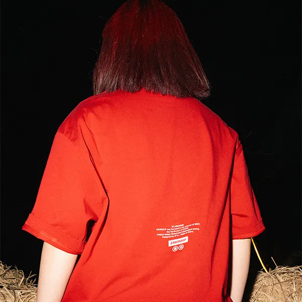 STAHOOD Basic Crew Neck Short Sleeved T Shirts Unisex-23