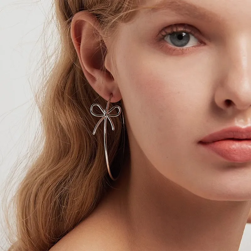 LELOUP Rhodium Plated Copper Earrings Women's Silver-1