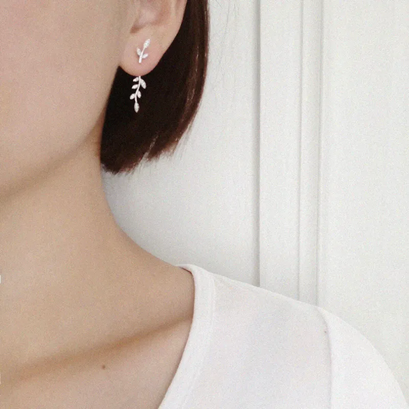 LELOUP Gold Plated Copper With Rhodium Stud Earrings Women's-4
