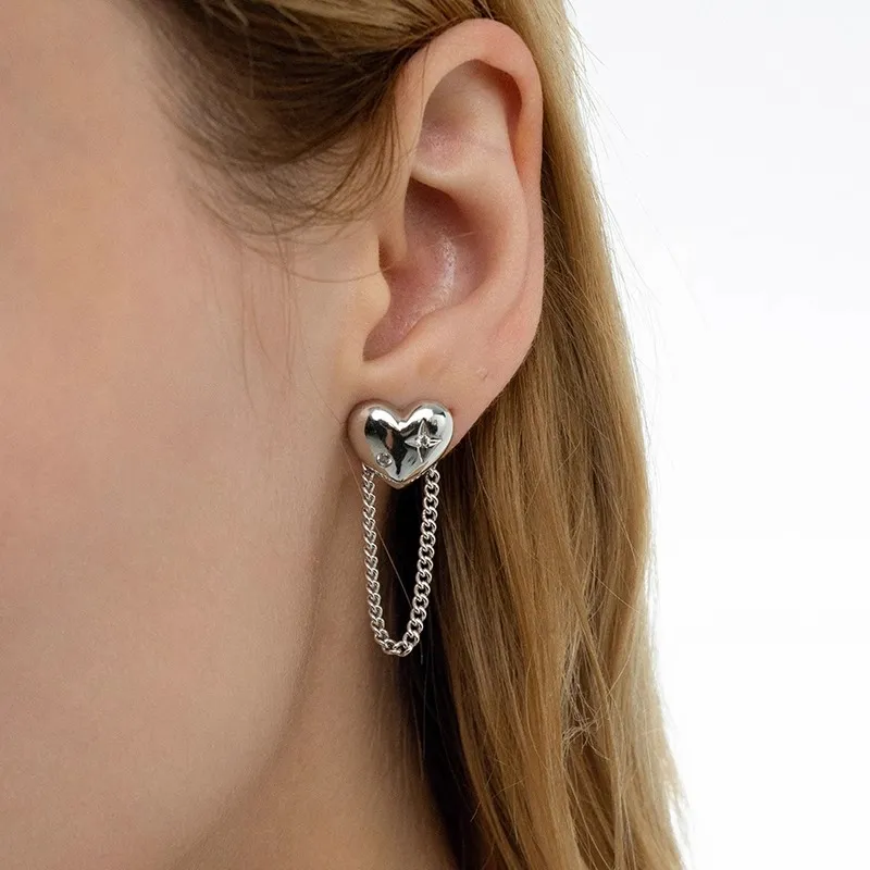 LELOUP Platinum Plated Copper Earrings Women's Silver-2