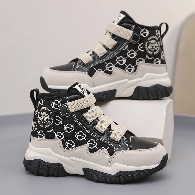 Wooden Rabbit Abrasion Resistant High Top Kids Lifestyle Shoes Kids'-10