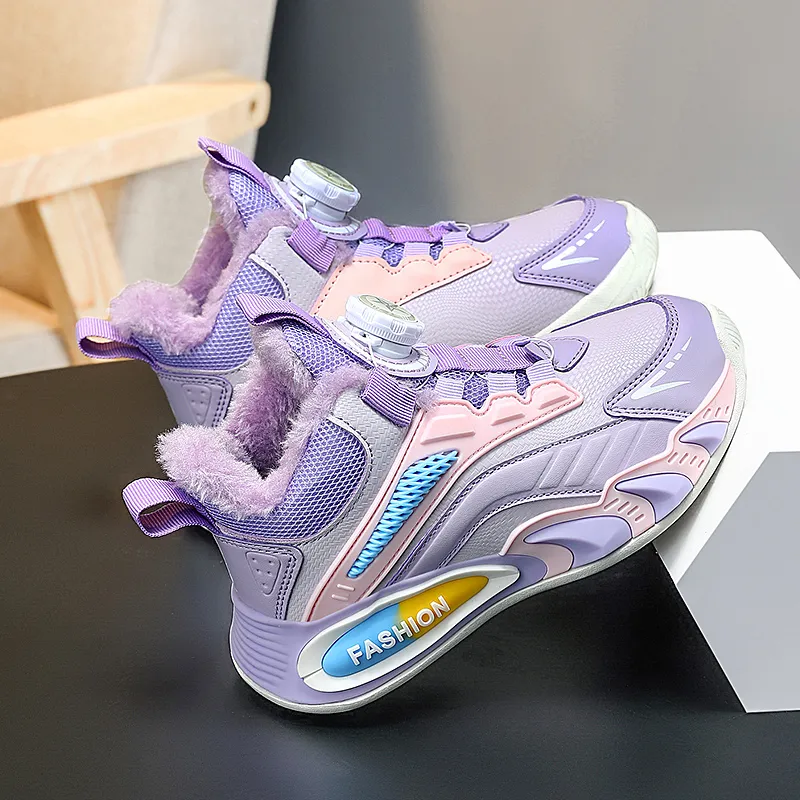 Wooden Rabbit Thermal Kids Lifestyle Shoes Kids'-13