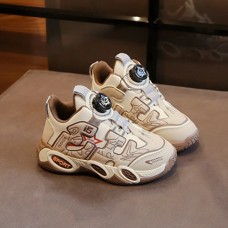 Wooden Rabbit Children's Basketball Shoes Kids'-2