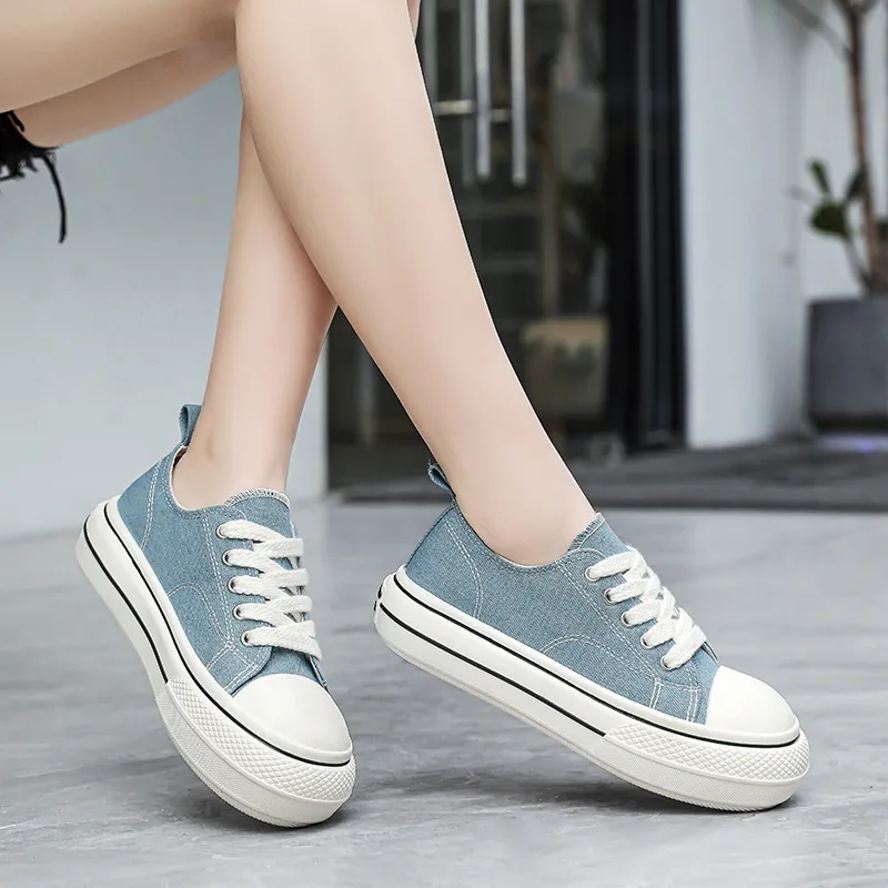 Wooden Rabbit Height Increasing Kids Canvas Shoes Teenagers-13