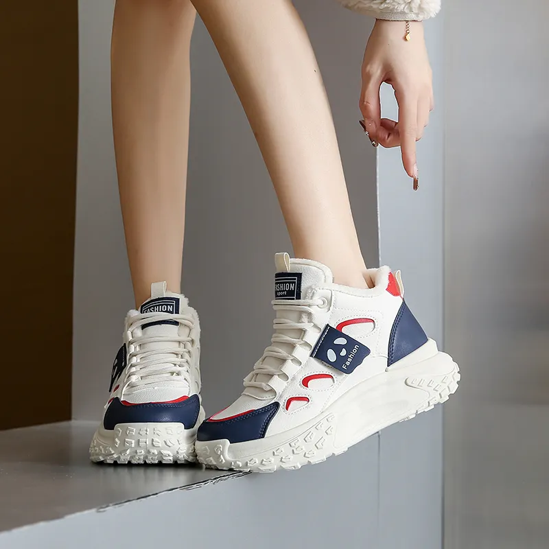Wooden Rabbit High Top Kids Lifestyle Shoes Teenagers-3