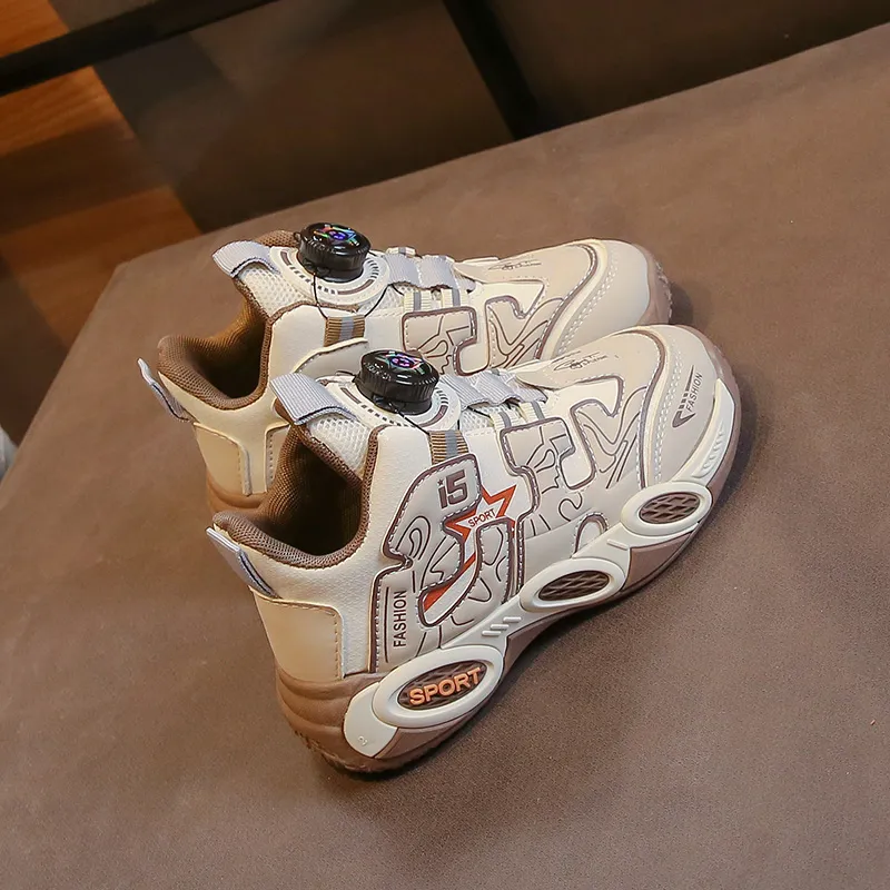 Wooden Rabbit Children's Basketball Shoes Kids'-5