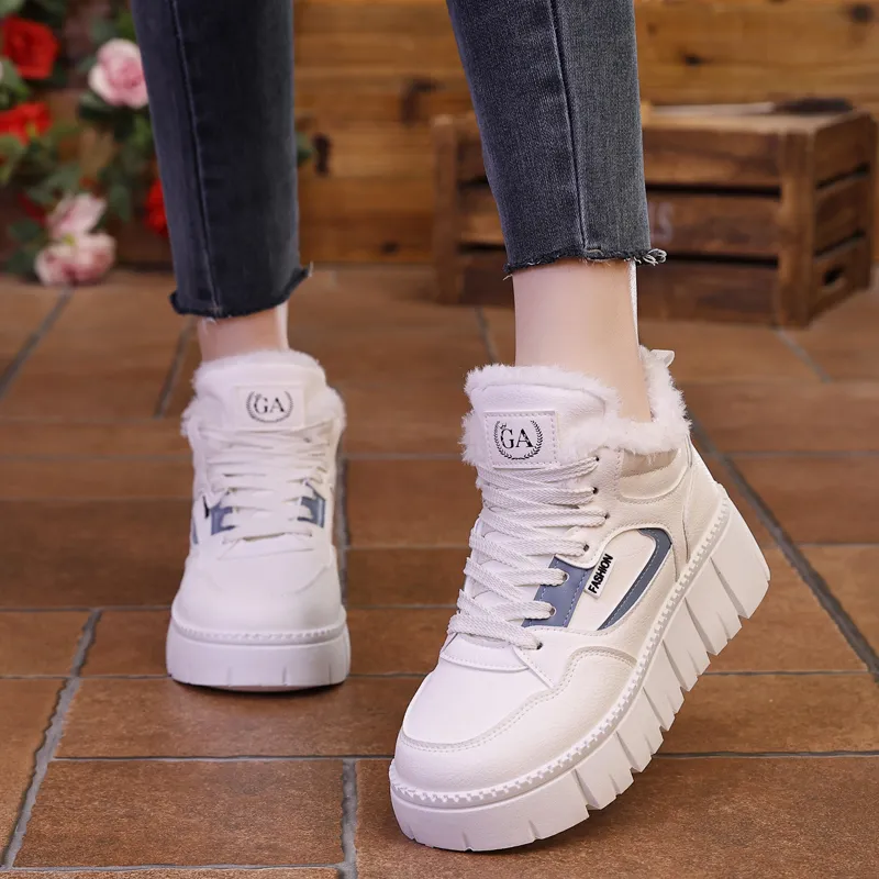 Wooden Rabbit High Top Kids Lifestyle Shoes Teenagers-8