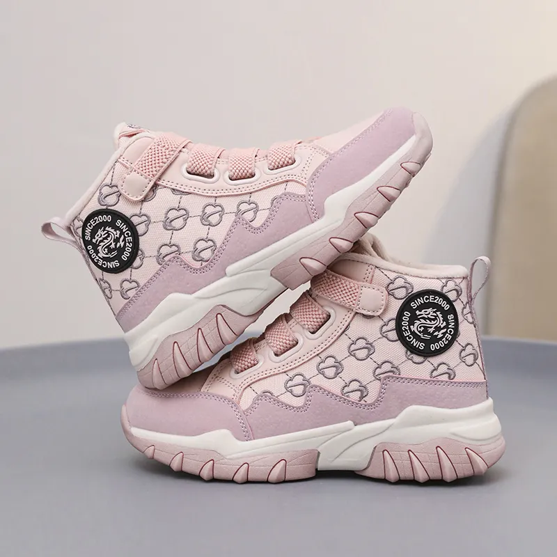 Wooden Rabbit Abrasion Resistant High Top Kids Lifestyle Shoes Kids'-3