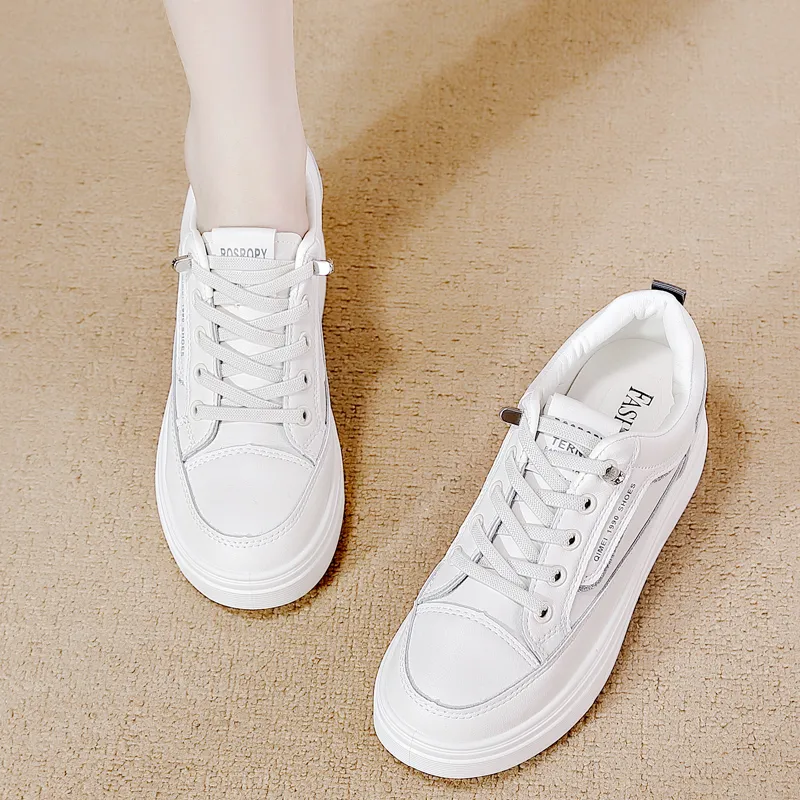 Wooden Rabbit Kids Lifestyle Shoes White Teenagers-5