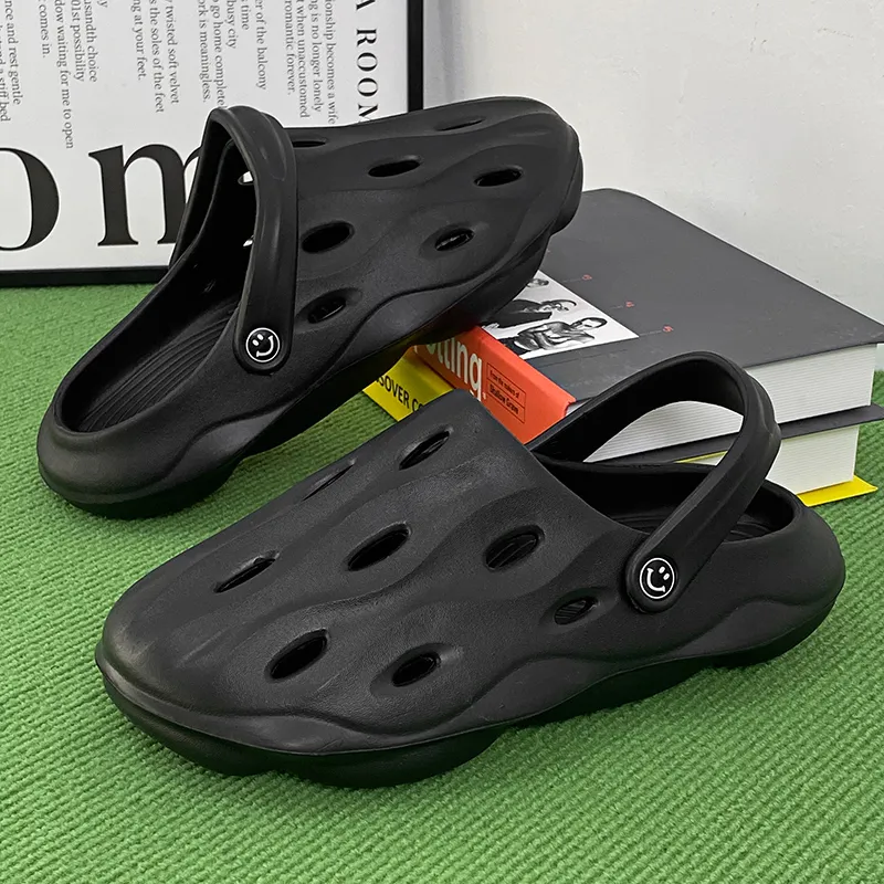 Wooden Rabbit Clogs Men-4