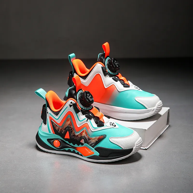 Wooden Rabbit Children's Basketball Shoes Kids'-12