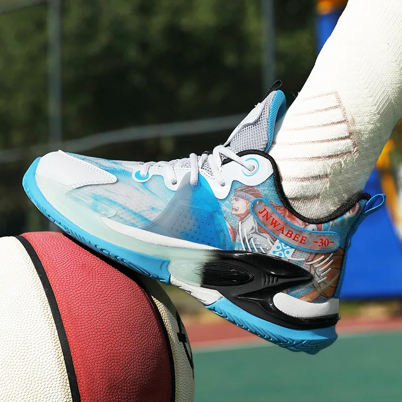 Wooden Rabbit Children's Basketball Shoes Kids'-5
