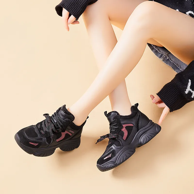 Wooden Rabbit Height Increasing Kids Lifestyle Shoes Teenagers-4