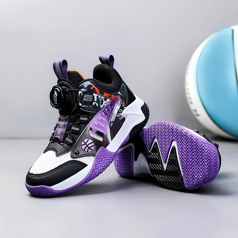 Wooden Rabbit Children's Basketball Shoes Kids'-11