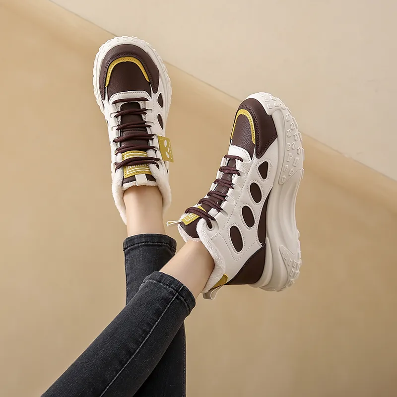 Wooden Rabbit High Top Kids Lifestyle Shoes Teenagers-14