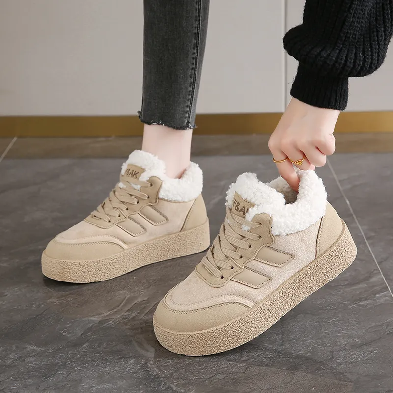 Wooden Rabbit Thermal Kids Lifestyle Shoes Teenagers-2