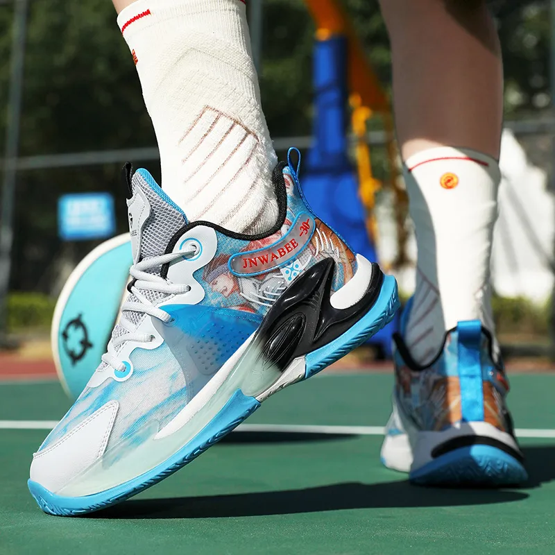 Wooden Rabbit Children's Basketball Shoes Kids'-4