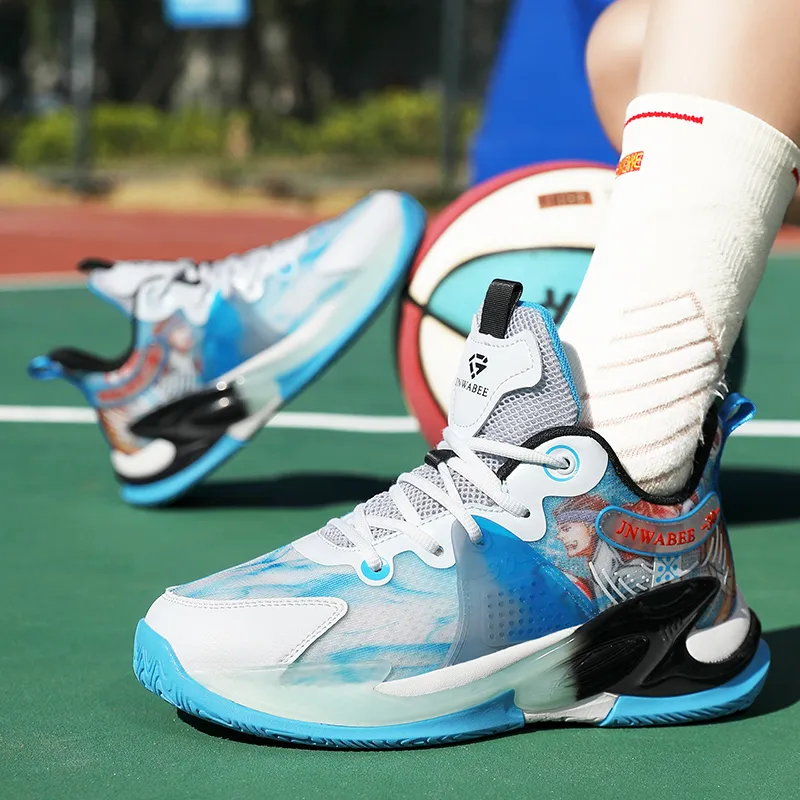 Wooden Rabbit Children's Basketball Shoes Kids'-1