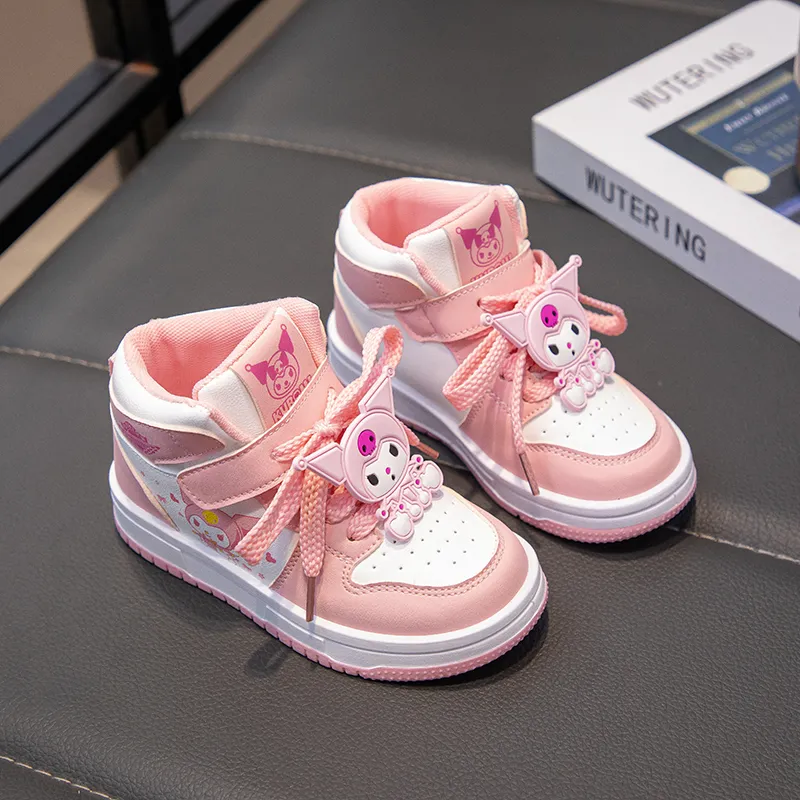 Wooden Rabbit Slip Resistant High Top Kids' Skateboarding Shoes Kids'-9
