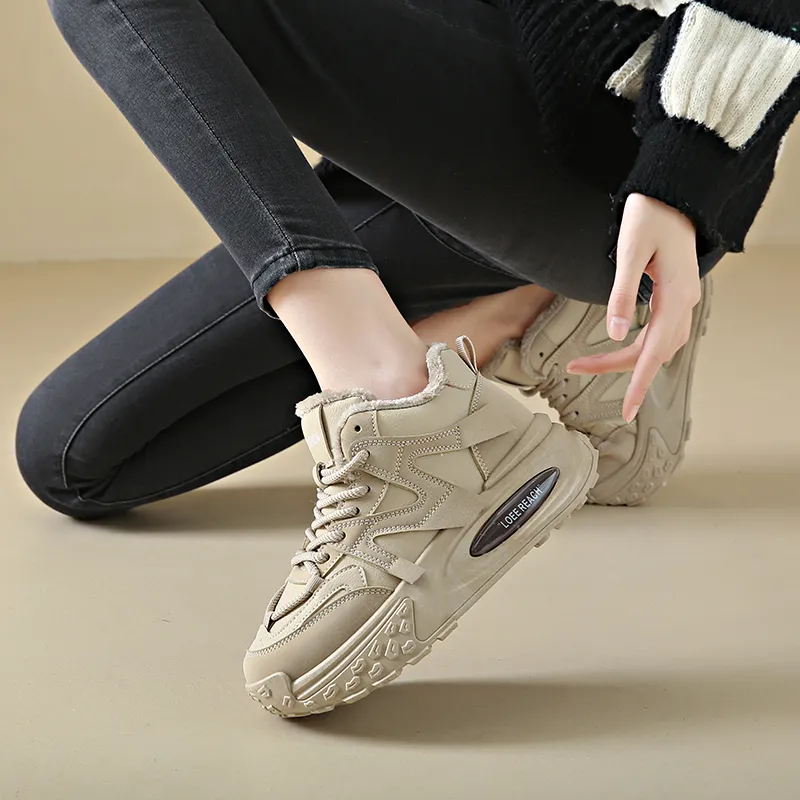 Wooden Rabbit Thermal High Top Kids Lifestyle Shoes Teenagers-11