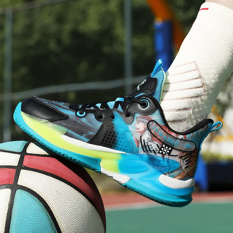 Wooden Rabbit Children's Basketball Shoes Kids'-18