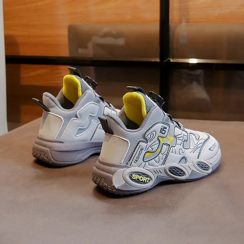 Wooden Rabbit Children's Basketball Shoes Kids'-17