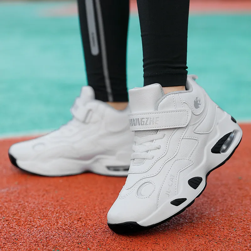 Wooden Rabbit Anti Slip, Slip Resistant High Top Children's Basketball Shoes Kids'-12
