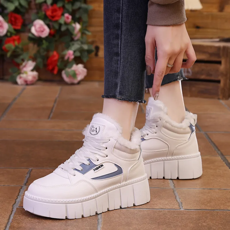 Wooden Rabbit High Top Kids Lifestyle Shoes Teenagers-7