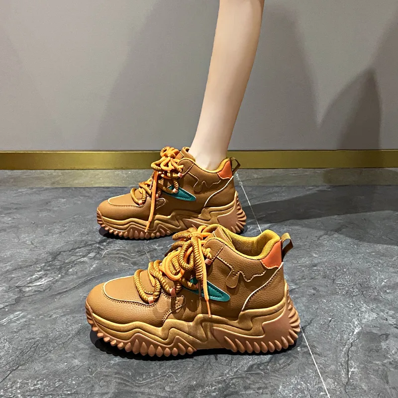 Wooden Rabbit Mid Top Kids Lifestyle Shoes Teenagers-4