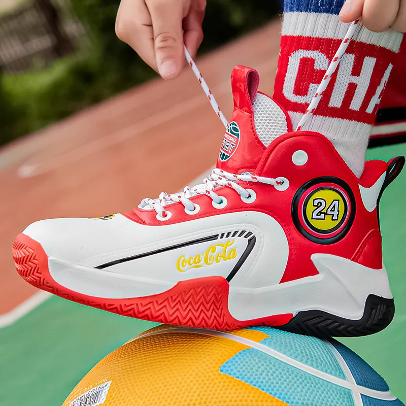 Wooden Rabbit Children's Basketball Shoes Kids'-14
