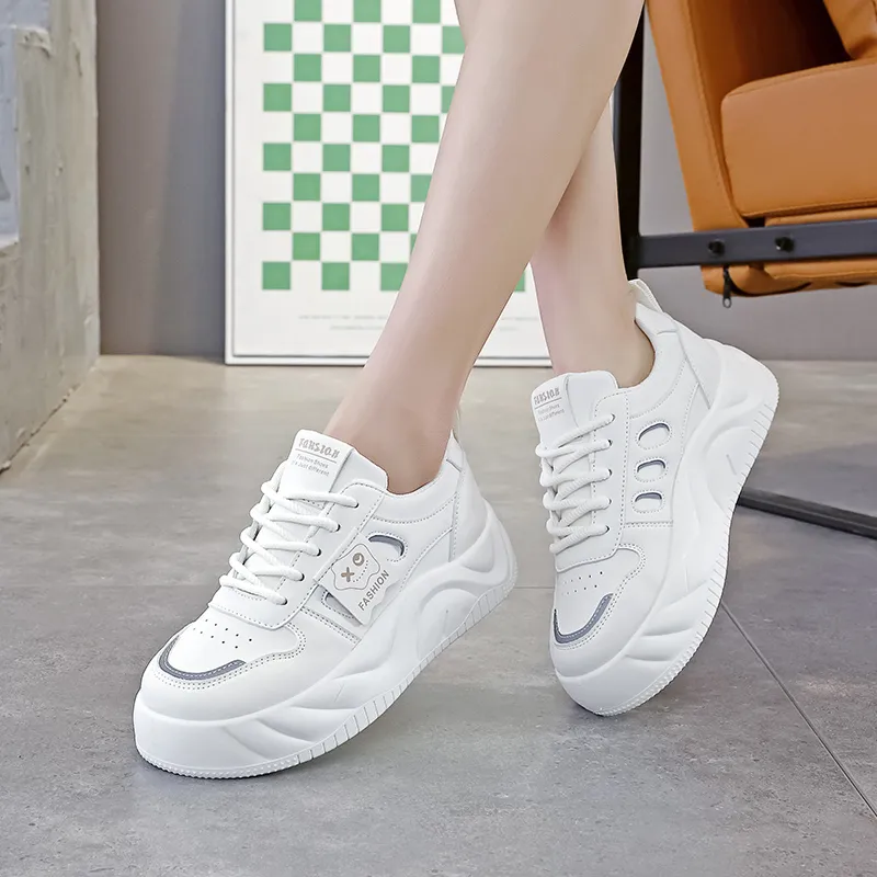 Wooden Rabbit Height Increasing Kids Lifestyle Shoes Teenagers-9