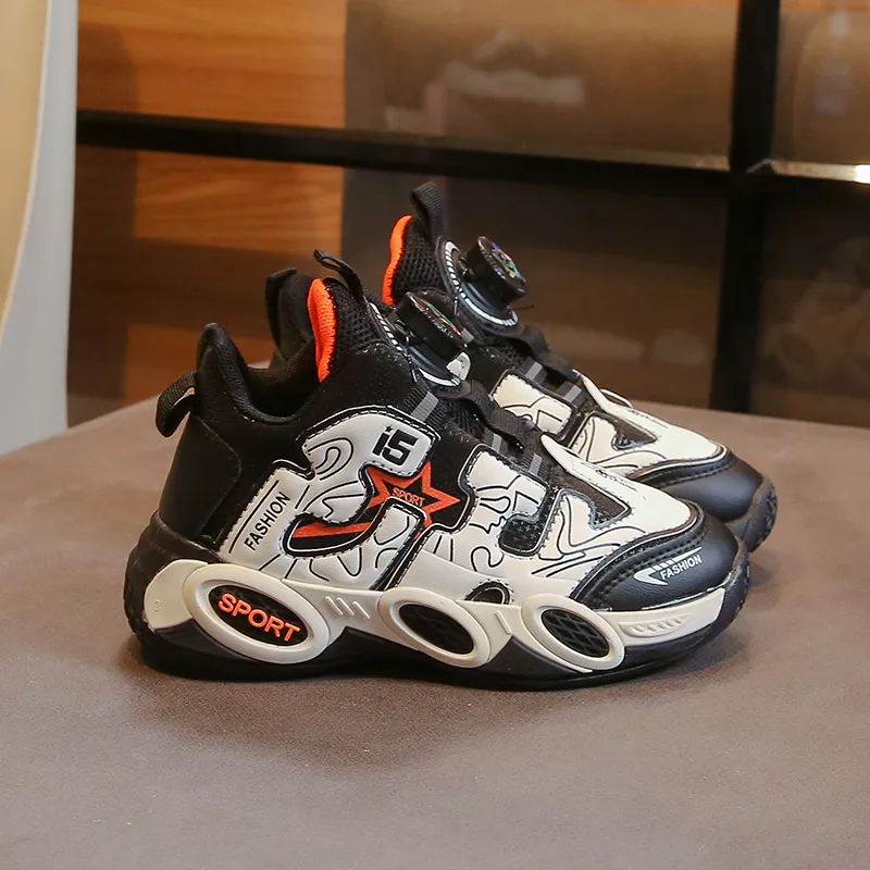 Wooden Rabbit Children's Basketball Shoes Kids'-11