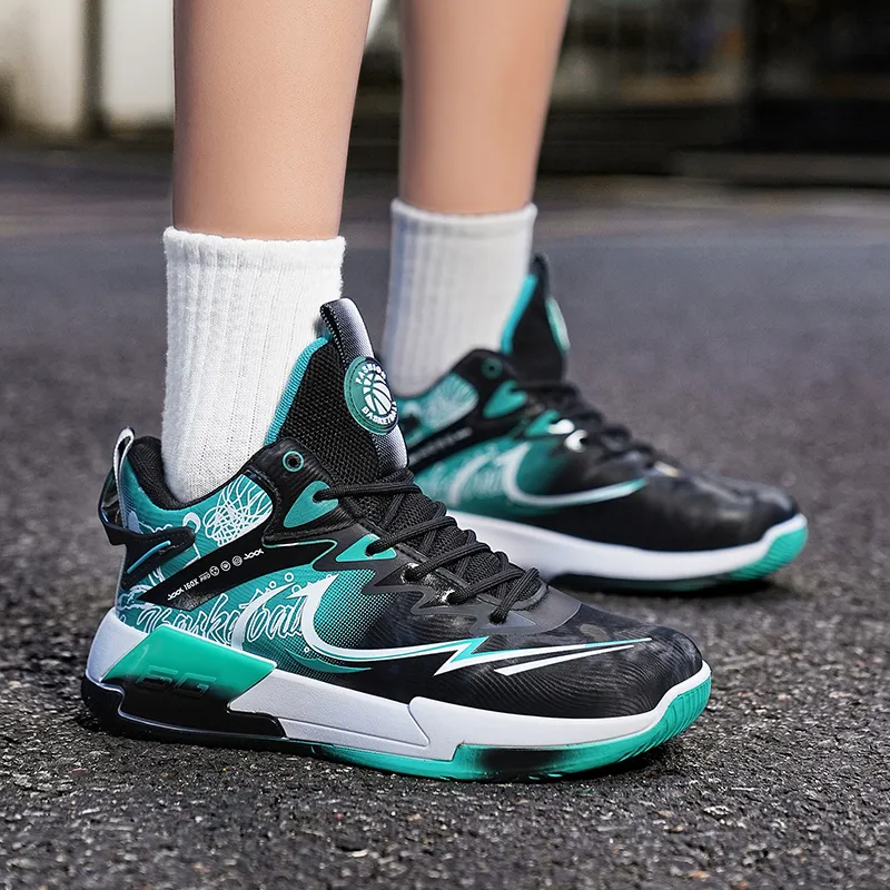 Wooden Rabbit Children's Basketball Shoes Teenagers-9