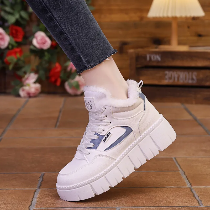 Wooden Rabbit High Top Kids Lifestyle Shoes Teenagers-9