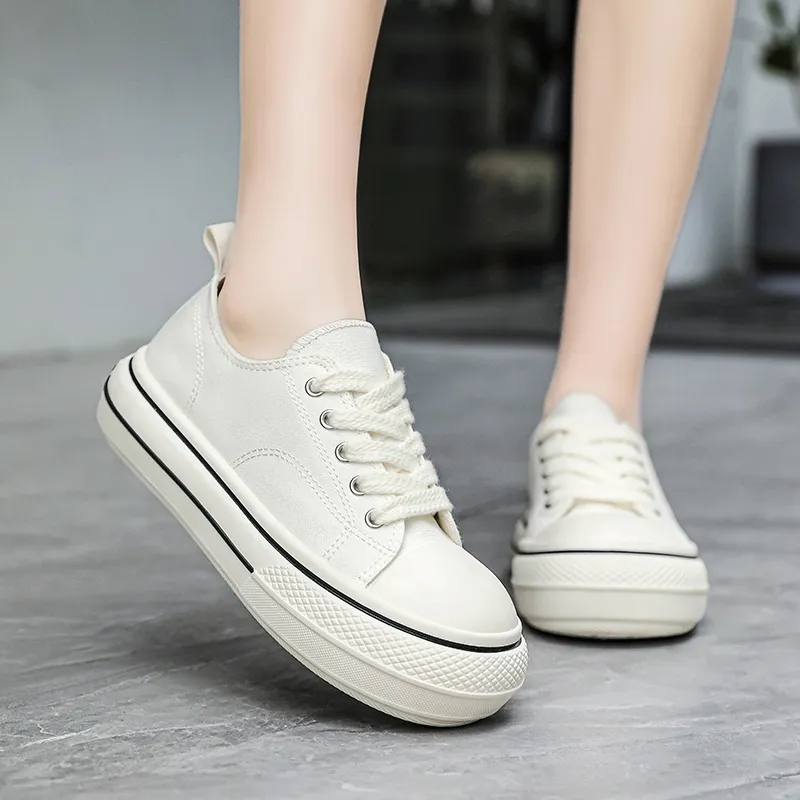 Wooden Rabbit Height Increasing Kids Canvas Shoes Teenagers-9