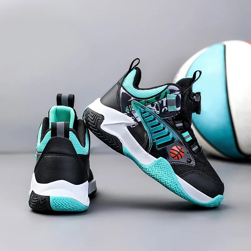 Wooden Rabbit Children's Basketball Shoes Kids'-15