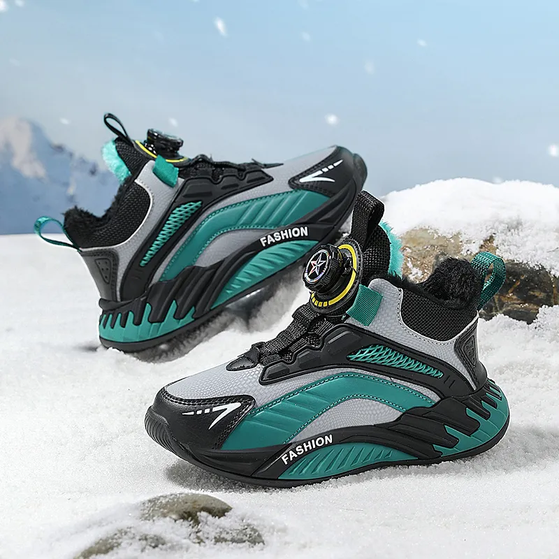 Wooden Rabbit Waterproof And Warm Kids Lifestyle Shoes Kids'-6