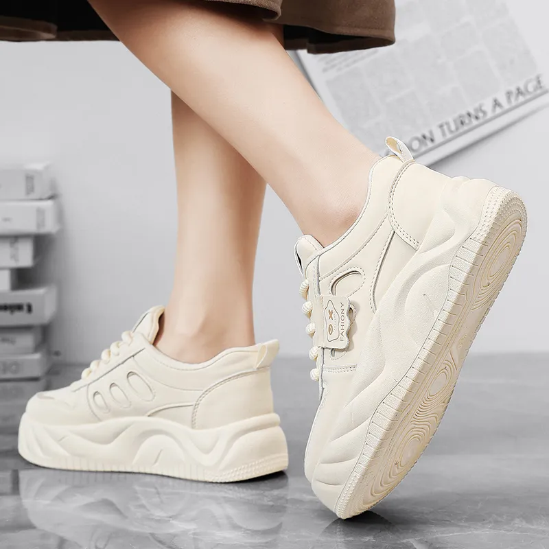 Wooden Rabbit Height Increasing Kids Lifestyle Shoes Teenagers-5