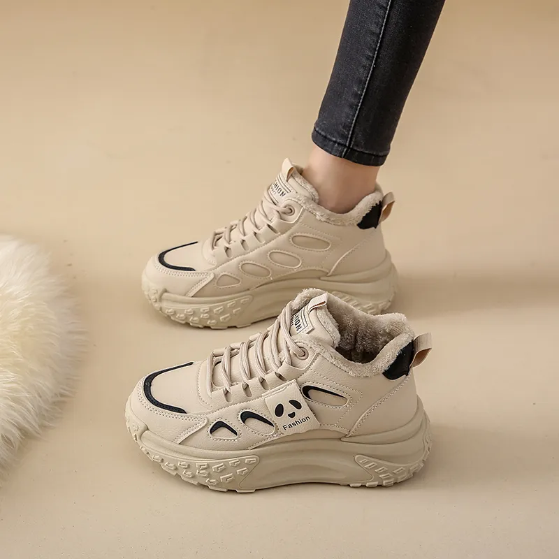 Wooden Rabbit High Top Kids Lifestyle Shoes Teenagers-7